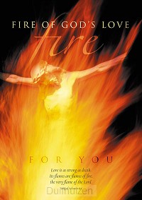 Poster a4 fire of Gods love for you