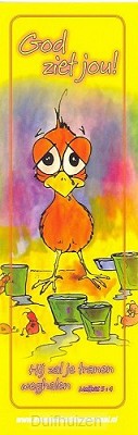 Boekenlegger bijbeltje God ziet jou