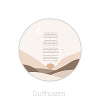 Ik ga slapen ik ben moe roze 35cm