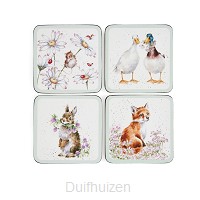 Onderzetters 4x Wild Flowers