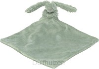 Mini Green Rabbit Richie with blanket