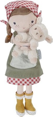 Knuffelpop boerin Rosa 35cm