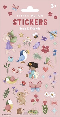 Stickervel Rosa & Friends