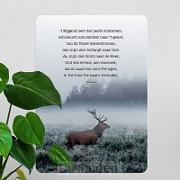 Interieurbord A4 t Hijgend hert Ps 42