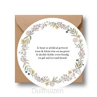 Cirkelcadeau je bent er altijd al gewees