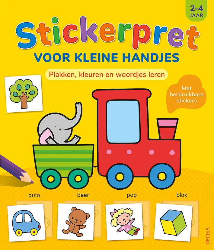 Stickerpret voor kleine handjes / 2-4 ja