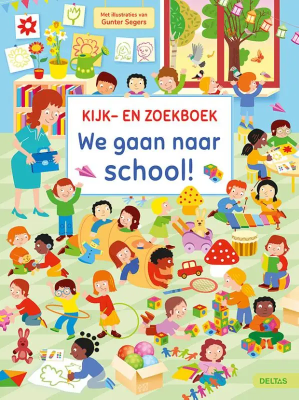 We gaan naar school! Kijk- en zoekboek