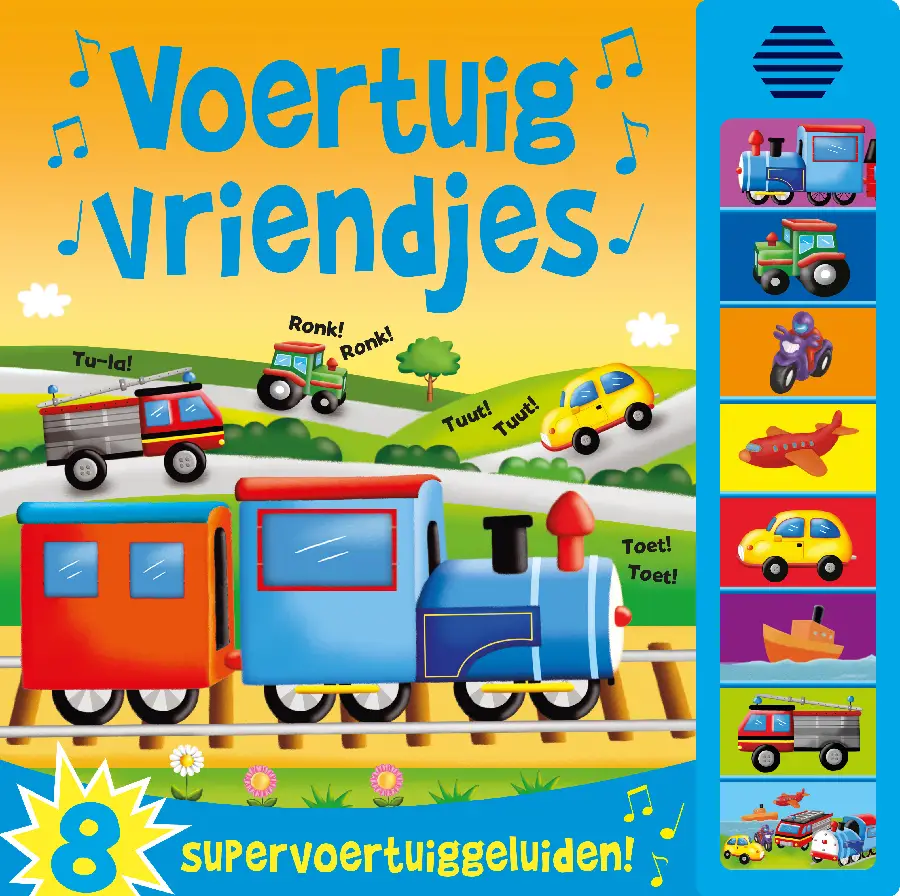 Geluidenboek Voertuig vriendjes