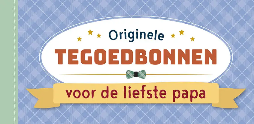 Originele tegoedbonnen voor de liefste papa
