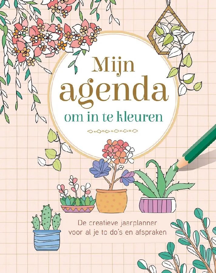 Mijn agenda om in te kleuren