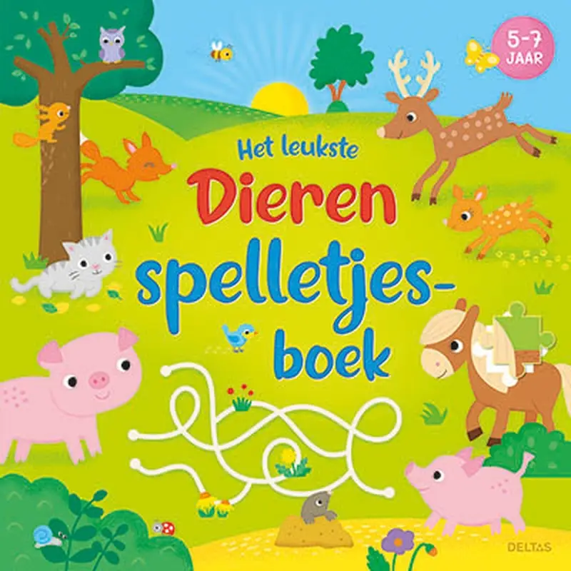 Het leukste dieren spelletjesboek / 5-7 jaar