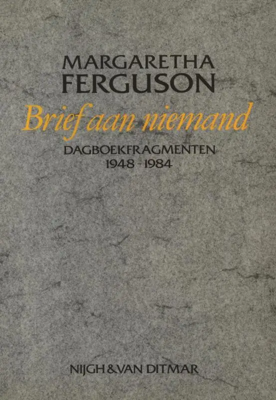 Brief aan niemand