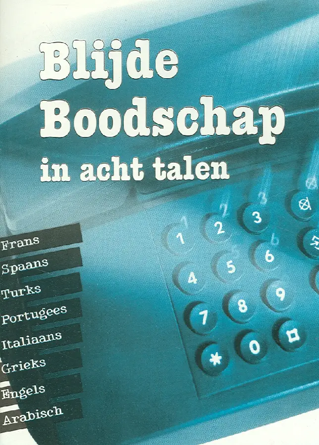 Blijde boodschap in acht talen