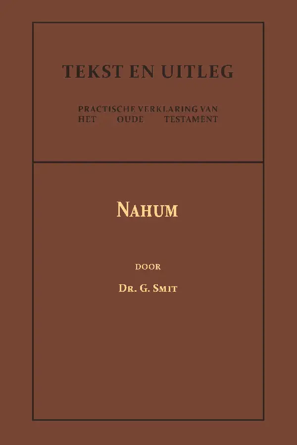 Het Boek van den Profeet Nahum