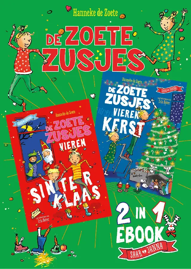 De Zoete Zusjes vieren Sinterklaas & Kerst omkeerboek