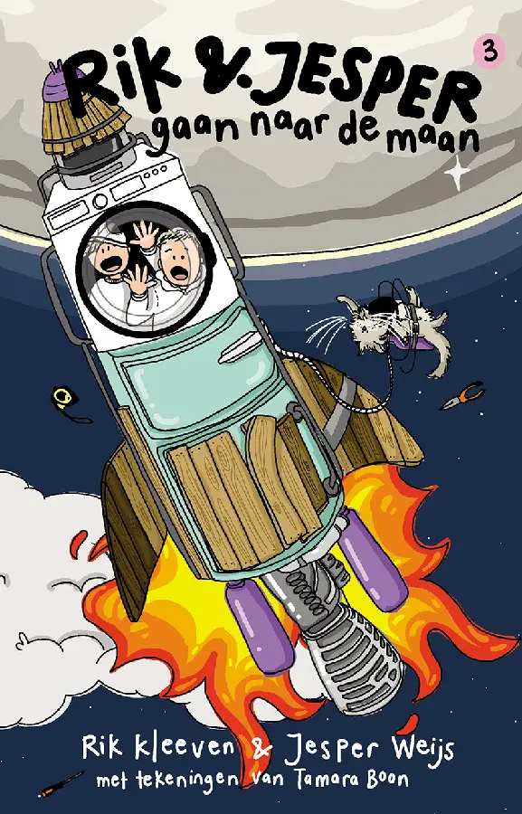 Rik en Jesper gaan naar de maan