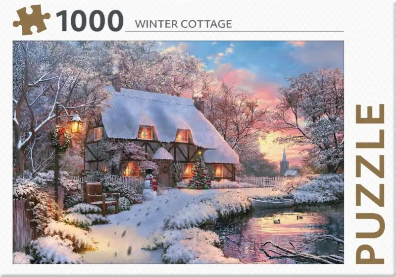 Winter Cottage - puzzel 1000 st