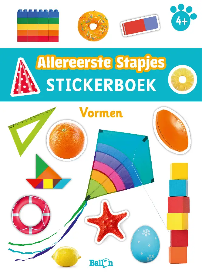 Stickerboek vormen / 4+