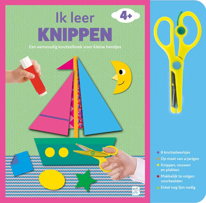 Ik leer knippen 4+ (boot) met schaartje
