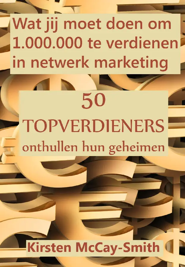 Wat jij moet doen om 1.000.000 te verdienen in netwerk marketing