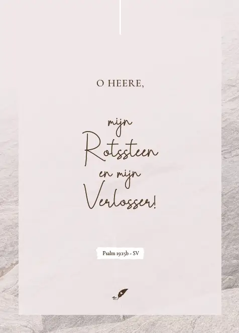 O Heere mijn Rotssteen SV