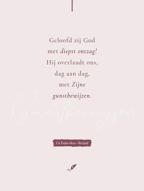 Geloofd zij God met diepst/lied