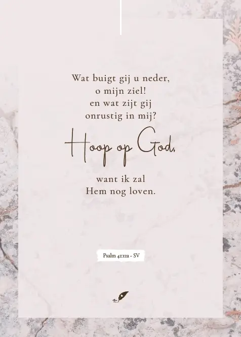 Wat buigt gij U neder SV