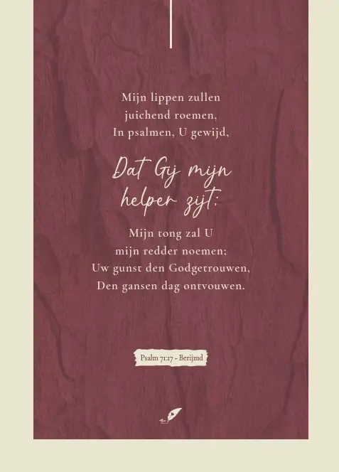 Mijn lippen zullen juichend SV