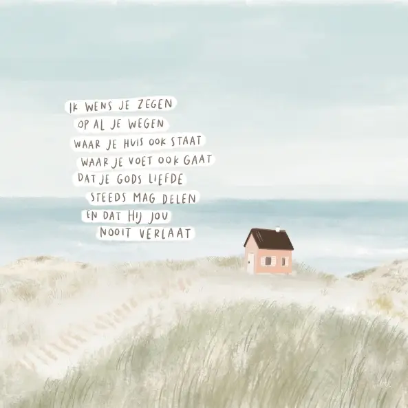 Wenskaart Ik wens je zegen