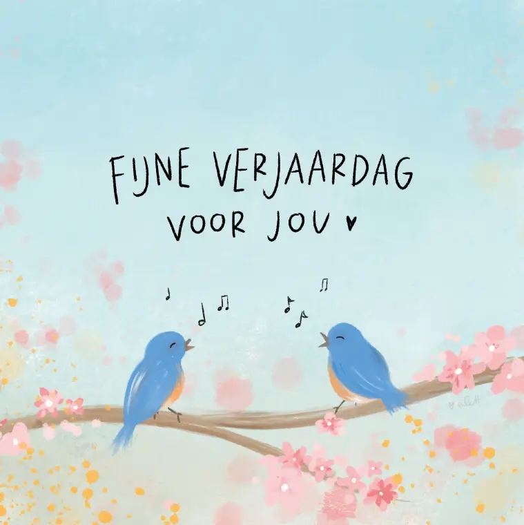 Wenskaart Gefeliciteerd