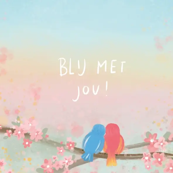 Wenskaart Blij met jou