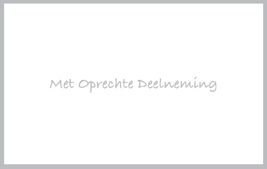 Rouwkaartjes pakje 10 stuks