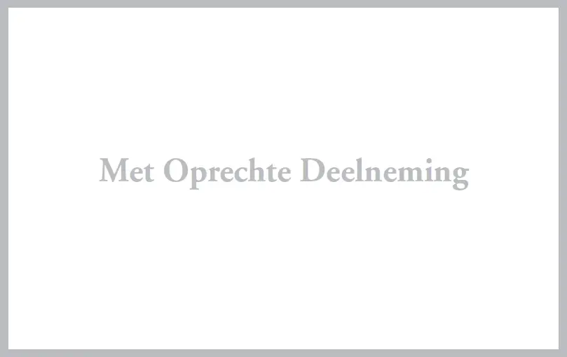 Rouwkaartjes pakje 10 stuks