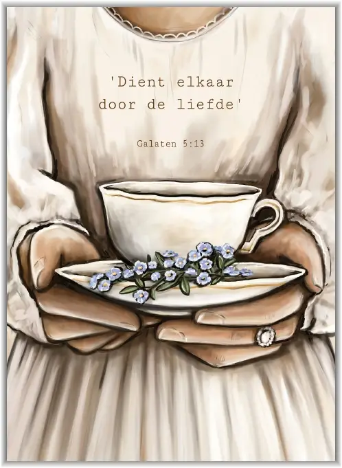 Poster a5 Want Ik heb u een voorbeeld