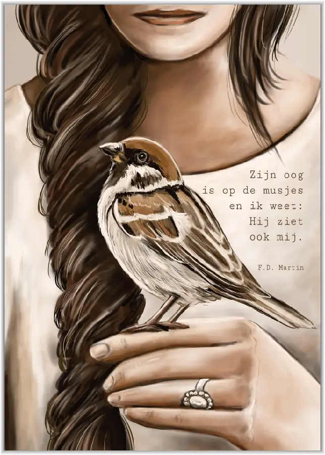 Poster A5 Maar aangaande mij en mijn hui