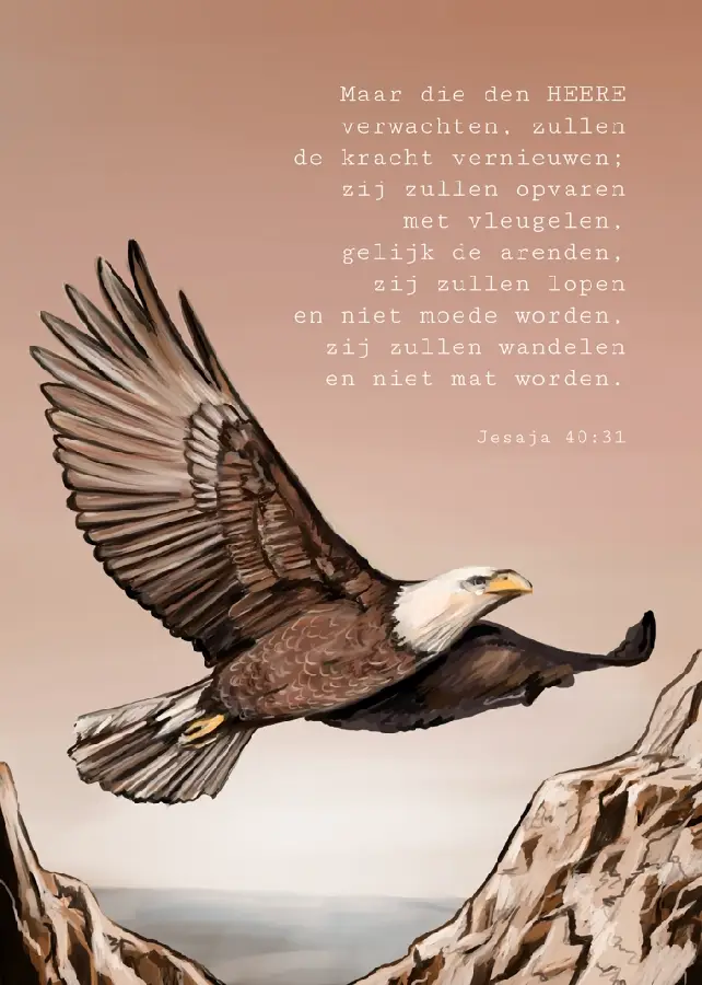 Poster A4 Maar die den Heere verwachten