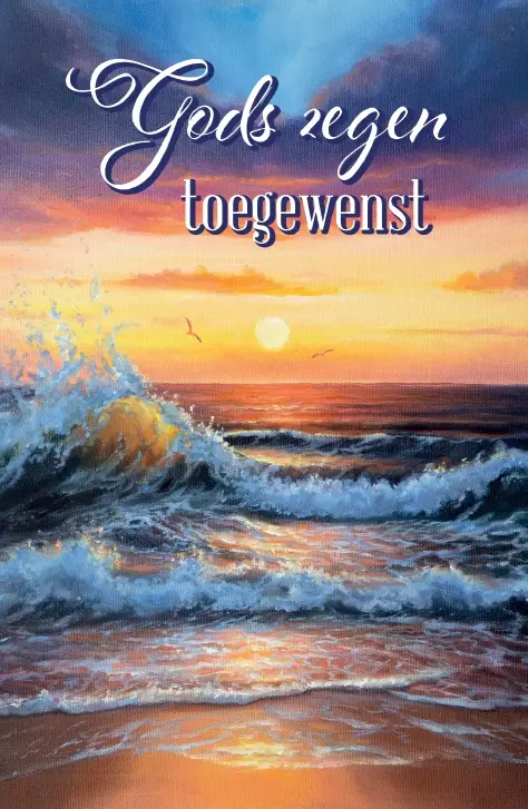 Wenskaart Gods zegen toegewenst