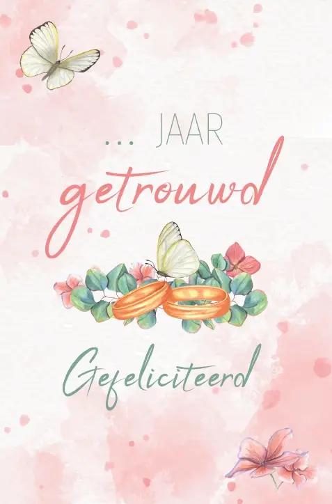 Wenskaart echtvereniging