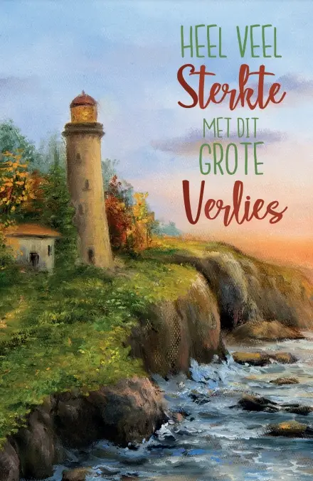 Wenskaart Met oprechte deelneming