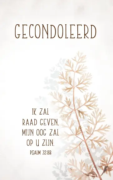 Map met oprechte deelneming