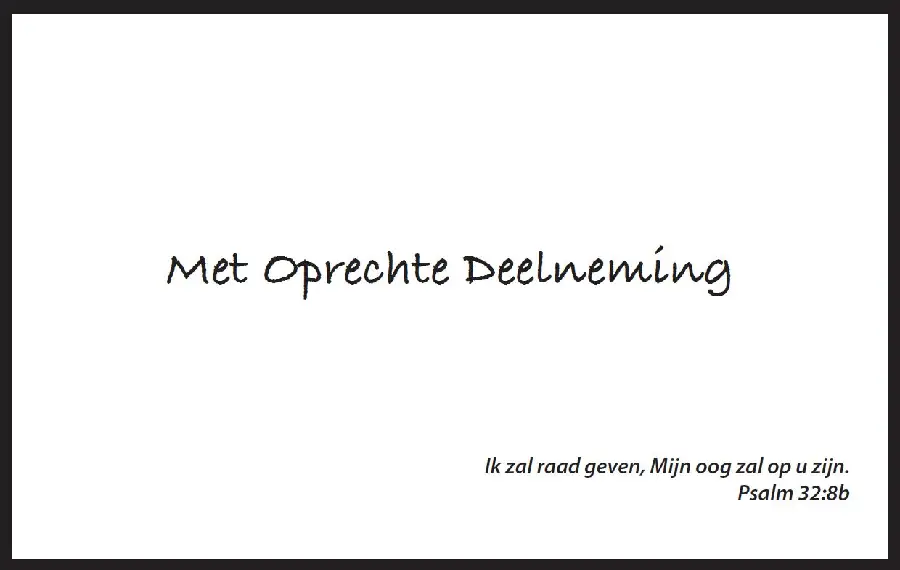 Map Rouw zwart SV tekst