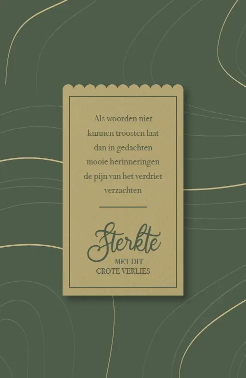 Wenskaart woorden schieten tekort