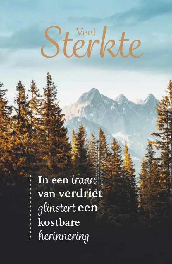 Wenskaart verlies broer