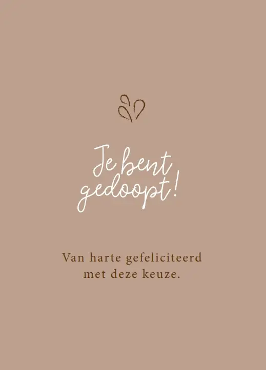 Wenskaart gefeliciteerd