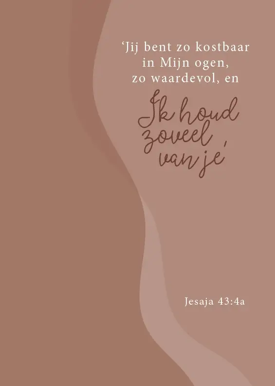 Wenskaart Trust in the Lord