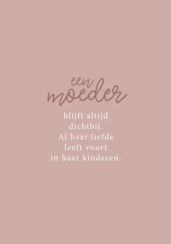 Wenskaart geboorte dochter