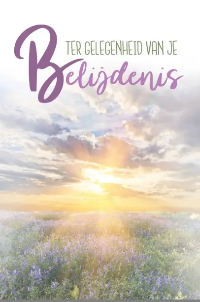 Ter gelegenheid van je belijdenis