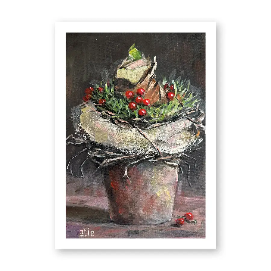 Pot met amaryllis