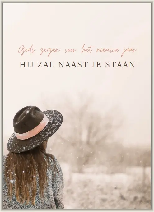 Gods zegen voor het nieuwe jaar