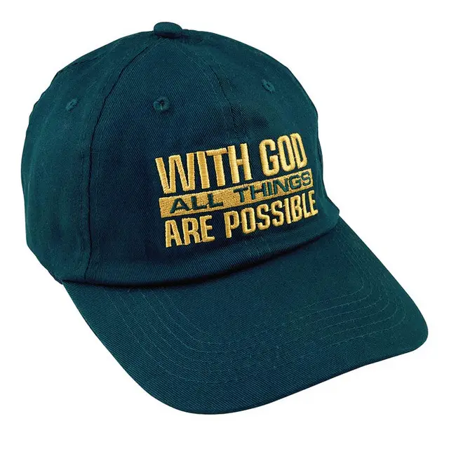 Baseball Cap With God all things